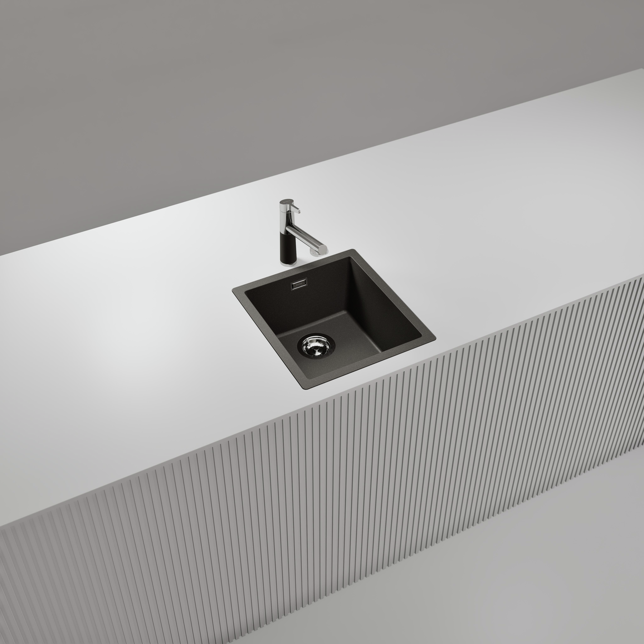 Dřez FORMHAUS D-100LS NERO